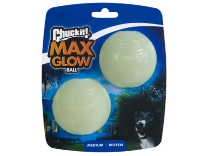 Míček Glow Medium 6,5 cm - svítící - 2 na kartě