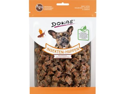 Dokas Kostičky s hmyzem a mrkví 100 g
