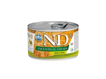 N&D DOG LOW GRAIN Adult Boar & Apple Mini 140g