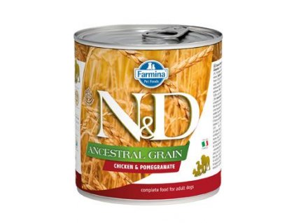 N&D DOG LOW GRAIN Adult Chicken & Pomegranate 285g