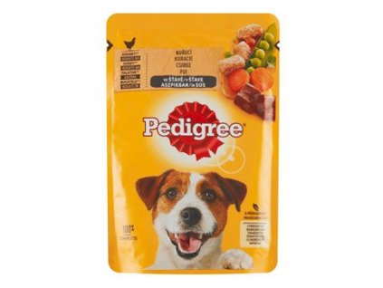Pedigree kapsa kuřecí se zeleninou ve šťávě 100g
