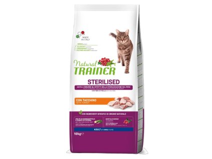 Trainer Natural Cat Sterilised drůbeží maso 10kg