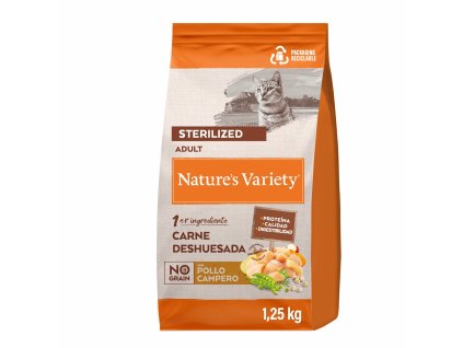 Nature´s variety selected pro kastrované kočky s kuřecím 1,25kg
