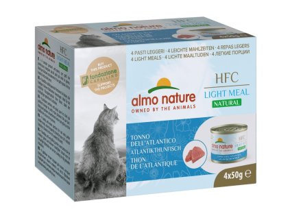 Almo Nature HFC Natural Light Meal Cat Megapack atlantský tuňák 4x50g EXP 02/2025 SLEVA 30%