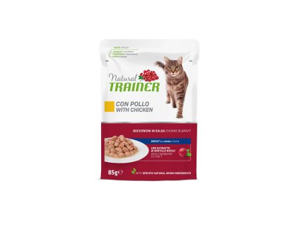 Kapsička Trainer Natural CAT AD. kuře 85g