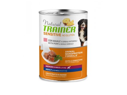 Konzerva Trainer Natural SENS NGl AD M&M vepřové&obil. 400g LT
