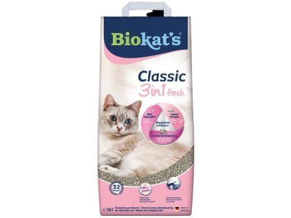 Podestýlka BIOKATS CLASSIC FRESH 3IN1 BABY 10l