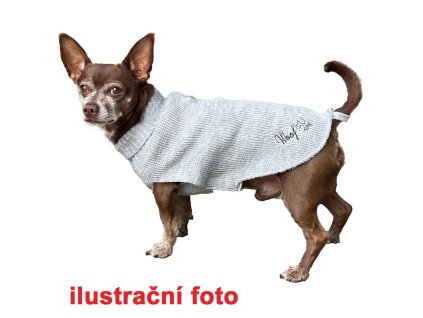Svetr Woof šedý 25 cm