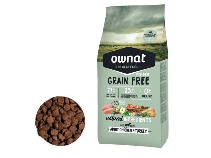 OWNAT GF PRIME DOG Adult Chicken & Turkey 12kg
