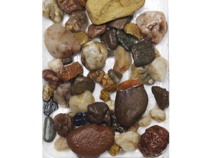 Písek akvarijní č.8 hnědý - hrubý, 3kg