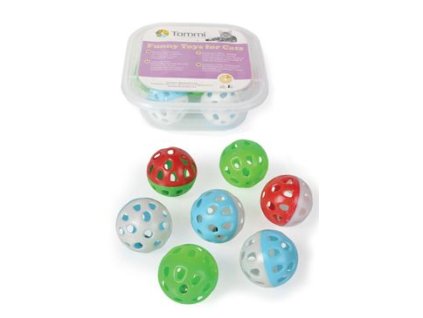 BOX Míček Jingle 2-barevný 4cm, 7ks