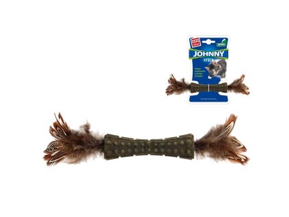 GiGwi Johnny Stick Catnip s oboustrannými peříčky