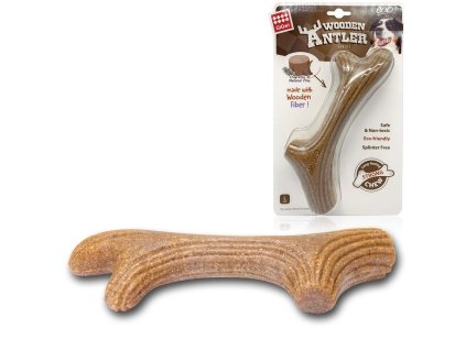 GiGwi Žvýkací parůžky (Wooden Antler), L