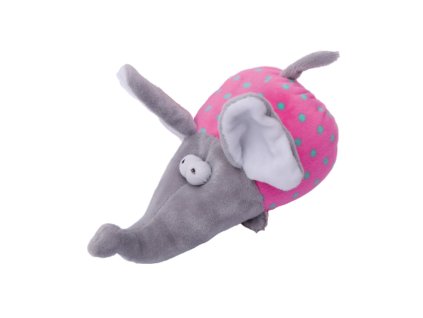 Hračka pes - plyšový slon pískací 17 cm