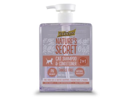 NATURE´S SECRET CAT SHAMPOON CON TANGLE FREE 500 ml