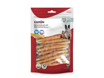 KROUCENÁ BŮVOLÍ/KUŘECÍ TYČKA 60 ks 12 cm 690g