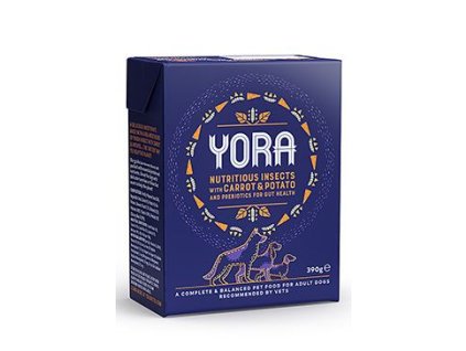 YORA paštika z hmyzu s mrkví a bramborem 390g