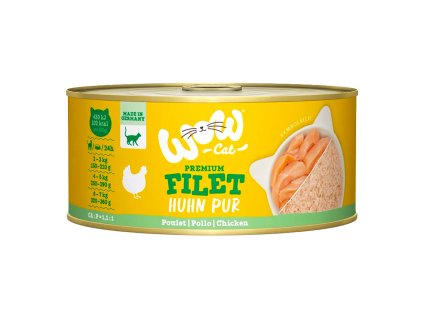 WOW Cat konzerva Filet Kuře PUR Adult 70g