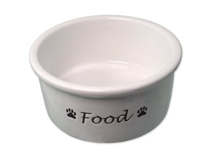 Miska Dog Fantasy keramická bílá Food 15x7cm, 600ml