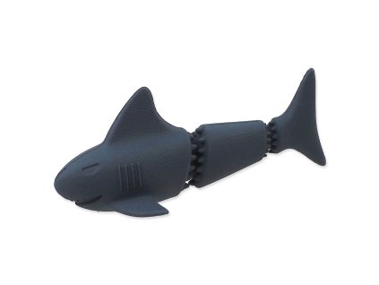 Hračka Dog Fantasy Sea Natural Toy žralok guma modrá 18,5cm