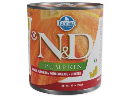 Konzerva N&D Puppy Starter Chicken, Pumpkin & Pomegranate 285g