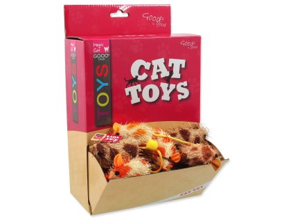 Hračka Magic Cat myška plyš, bavlna s catnip 6cm 60ks