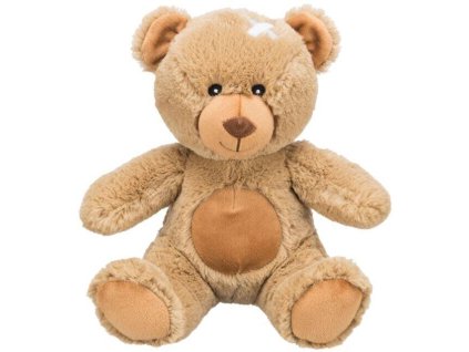 Be Eco medvěd TEDDY, plyšová hračka se zvukem, 23 cm