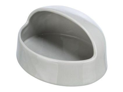 Keramická koupelna pro křečky / osmáky šedá 20 × 10 × 16 cm