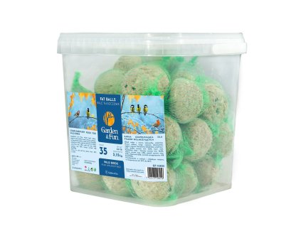 GARDEN FUN balení lojových koulí pro ptáky á 90g v kyblíku (35 ks v bal)