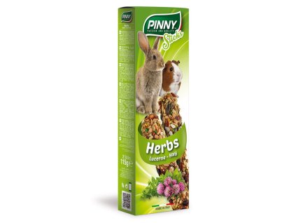 Pinny tyčinka s bylinkami pro králíky a morčata 115g EXP 07/2025 SLEVA 20%