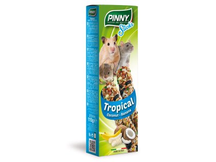 Pinny tyčinka s tropickým ovocem pro hlodavce 115g EXP 07/2025 SLEVA 20%