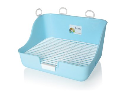 Toaleta s roštom pre kraliky a fretky