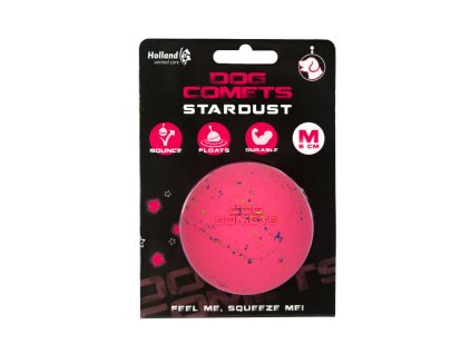 Dog Comets Stardust plovoucí míč růžový M/6cm