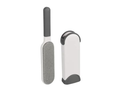 Flamingo Fura Samočistící odstraňovač chlupů bílo-šedá 31cm