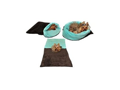 Pelisek pro psy XL tmave seda tyrkysova 051220171508563442