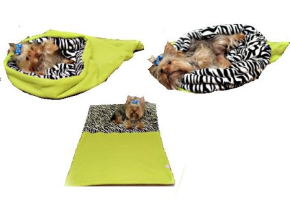 Pelisek pro psy XL svetle zelena zebra 1311201709492878553