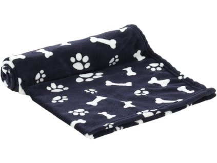 Flamingo Zuma Deka Vzor kosticky packy Tmave modra S 0706202310103820762