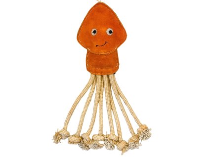 PafDog Oliheň Ollie Hračka pro psy z kůže a juty se zvukem 40cm