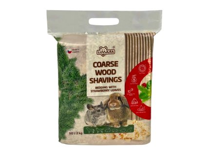 Hobliny hrubá podestýlka s jahodníkem LIMARA 50l/2kg