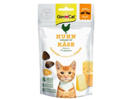 GimCat Crunchy Snack chicken and cheese 50g