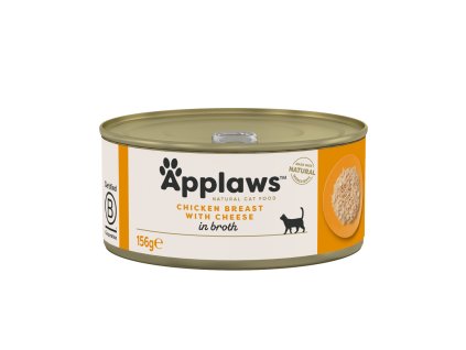 Applaws konzerva Cat Kuřecí prsa se sýrem 156g