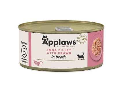 Konzerva Applaws Cat tuňák s krevetami 70g