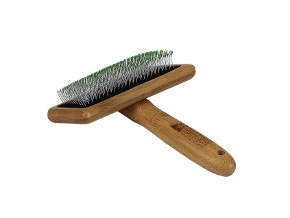 Bamboo Groom velky jemny kartac s nerezovymi hroty Finisak 1312201813344967084