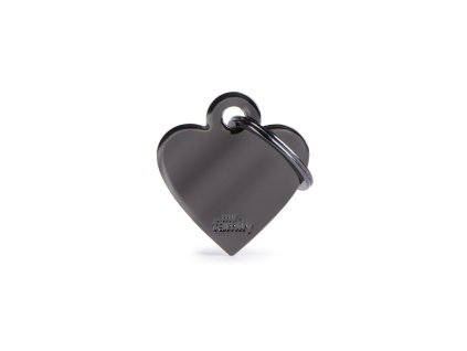 SMALL HEART CHROME PLATED BRASS