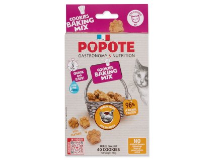 Pečící směs Popote kuřecí pro kočky 200g