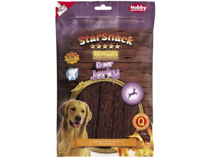 Nobby StarSnack BBQ Deer Jerky pamlsky pro psy 113 g