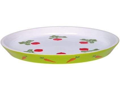 Nobby oválná keramická miska pro hlodavce mrkev+ředkvičky 30 x 22,5 x 4 cm 1l