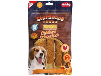 Nobby StarSnack BBQ pamlsky Kuřecí křupavé tyčinky 113g
