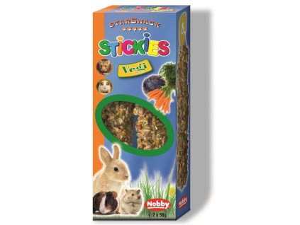 Nobby StarSnack závěsná tyčinka pro hlodavce zeleninová 2x56g
