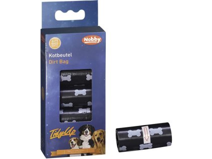 Nobby TidyUp sáčky na exkrementy černé 4 role